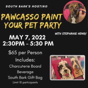 Pawcasso Paint Your Pet Party @ South Bark Dog Wash